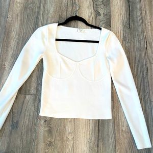 Abercrombie plunge neck shirt, perfect condition